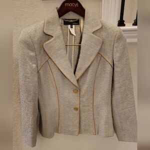 Les Copains  Wool Tweed Blazer -Made In Italy - Size 44